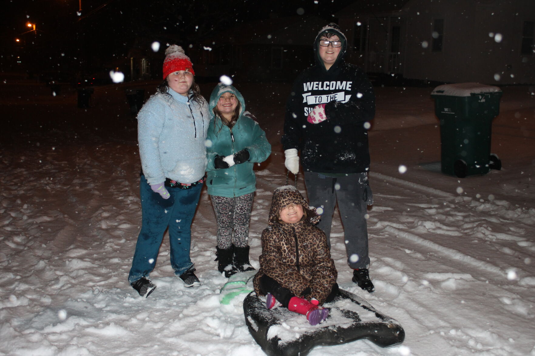 Sledding party